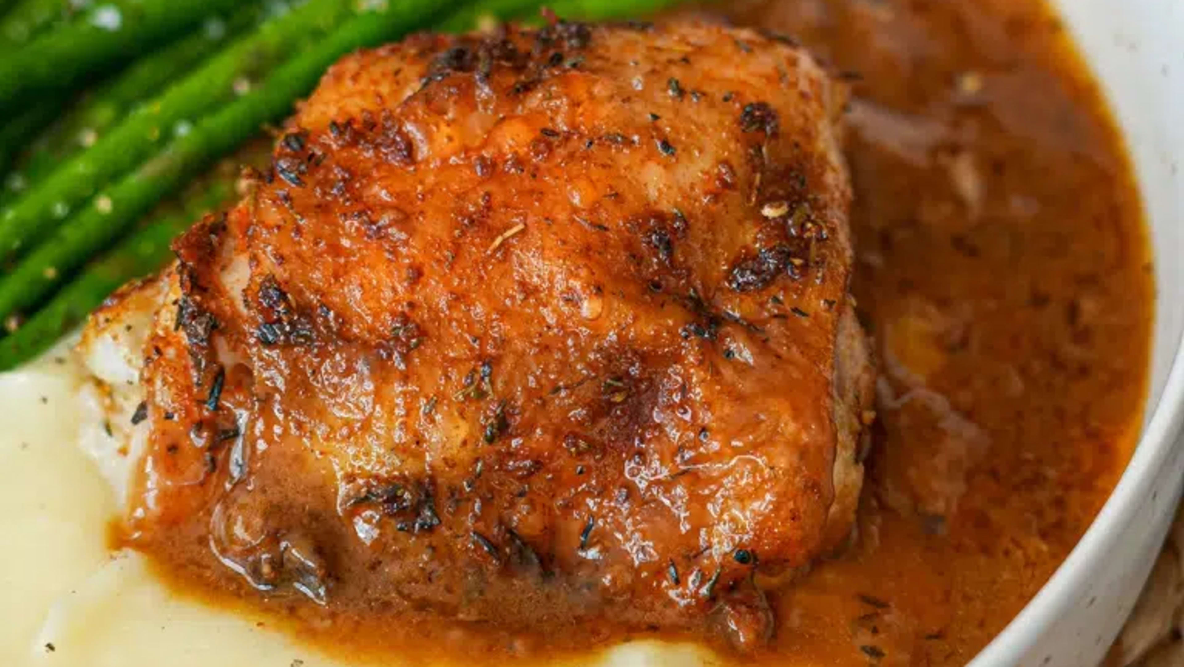 One-Pan Baked Chicken and Gravy