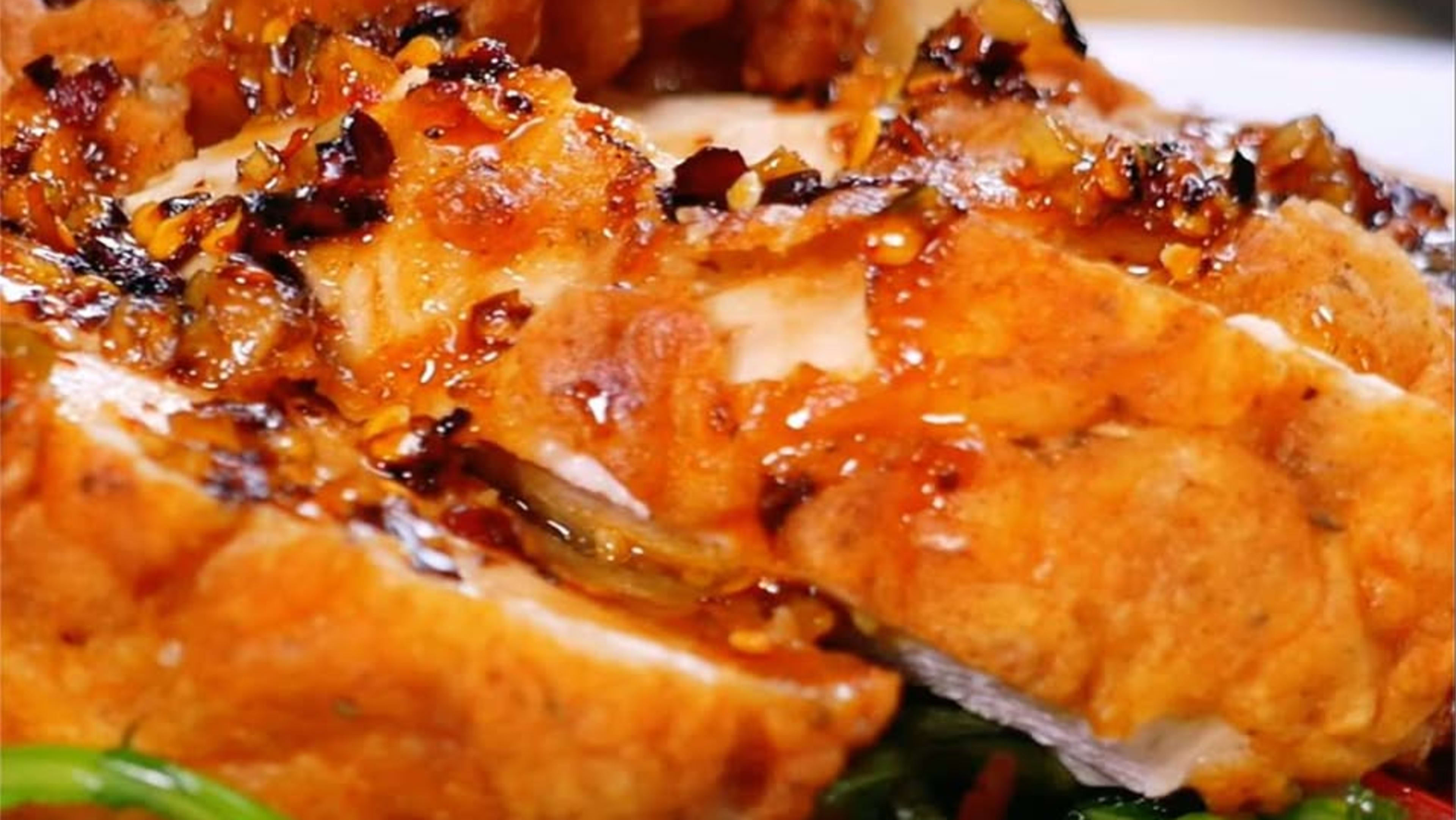 Crispy Chicken With Hot Sauce