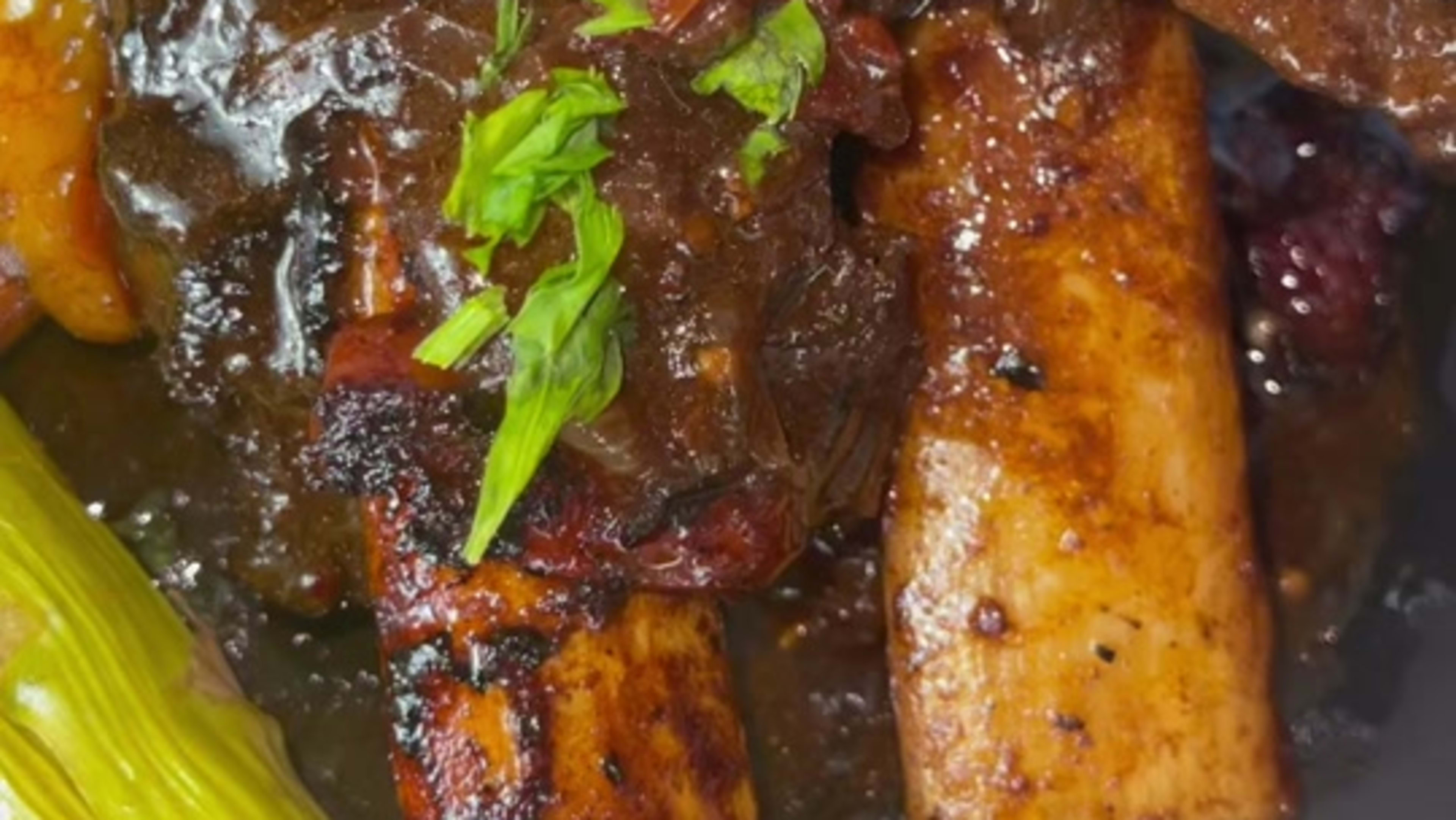 Beef Ribs with Vegetables