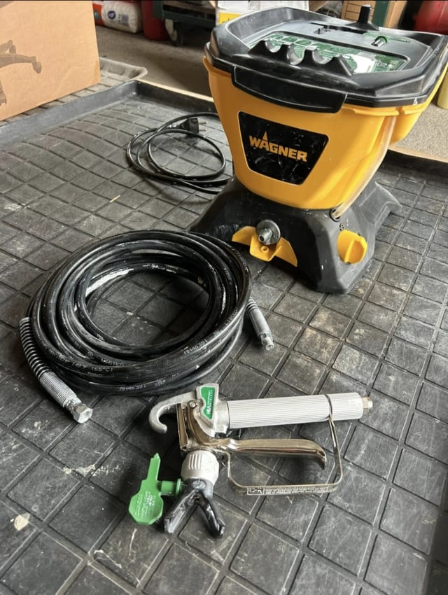 Noleggio Pistola a Spruzzo Airless Wagner Control 150 M, per Pitture Murali, Legno e Metallo — le ferrate del Trentino