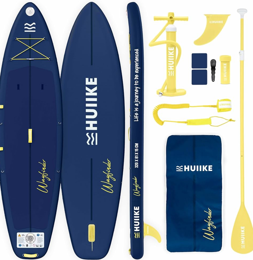Noleggio Sup HUIIKE tavola gonfiabile blu — SUP per il mare di Bari