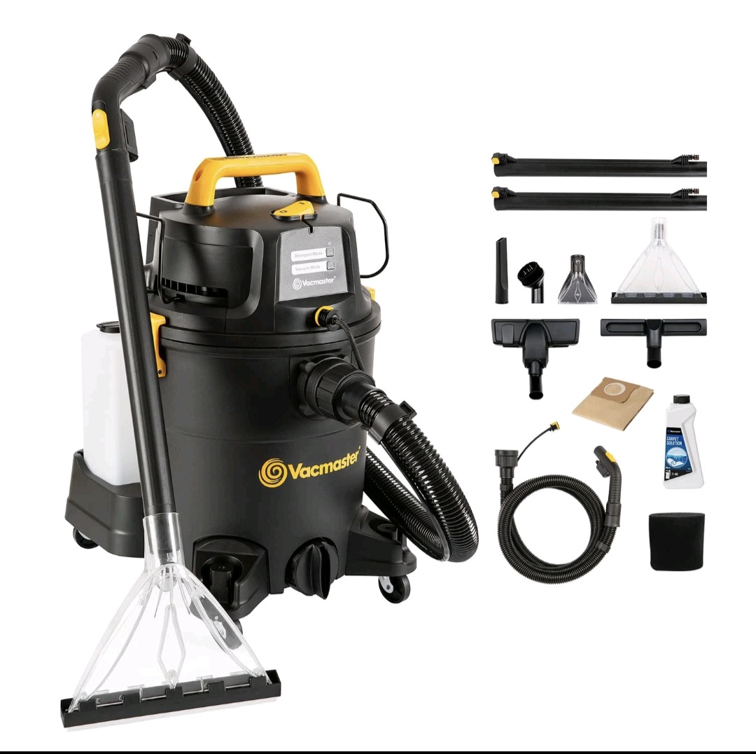 Noleggio Vacmaster Lavamoquette / Lavatappezzeria  Vacmaster con Aspirazione Solidi e Liquidi Cassola
