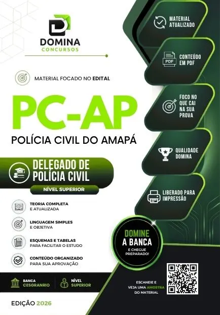 Delegado da Polícia Civil PC AP | Apostila 2026