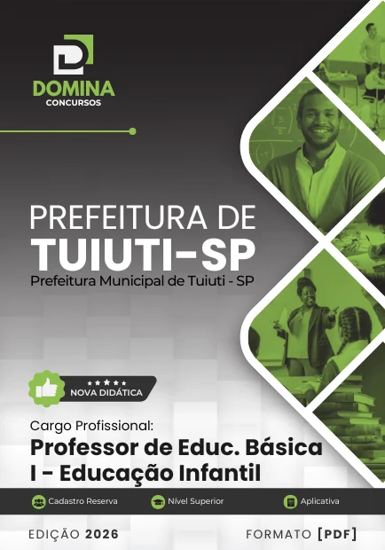 Professor de Educação Infantil Tuiuti SP | Apostila 2026