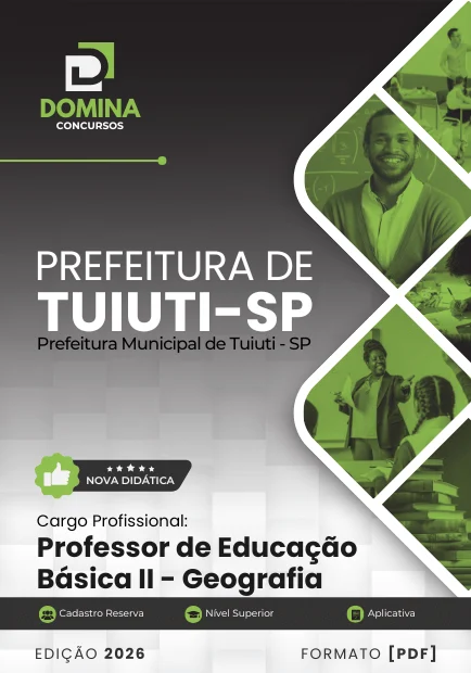 Professor de Geografia Tuiuti SP | Apostila 2026