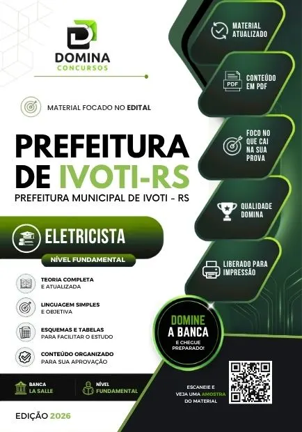 Eletricista Ivoti RS | Apostila 2026
