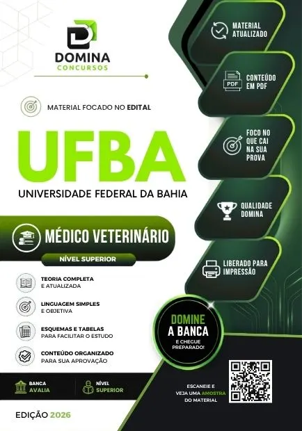 Médico Veterinário UFBA | Apostila 2026