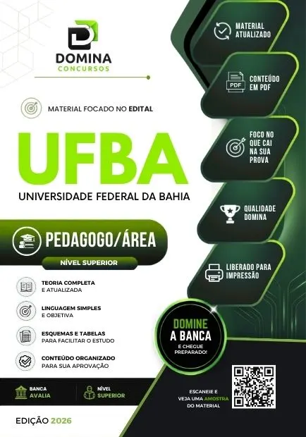 Pedagogo UFBA | Apostila 2026