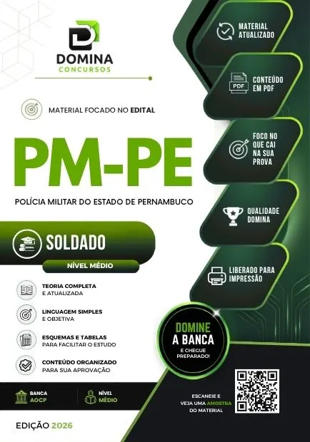 Soldado PM PE | Apostila 2026