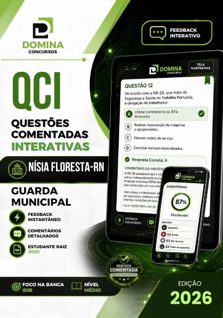 Guarda Municipal Nísia Floresta RN | 750 Questões Comentadas 2026