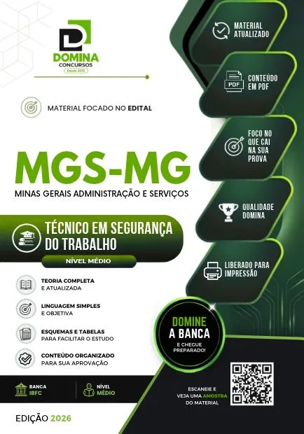 MGS MG Técnico em Segurança do Trabalho | Apostila 2026