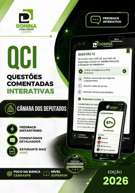 Câmara dos Deputados DF – Nível Superior | 1000 Questões Comentadas 2026