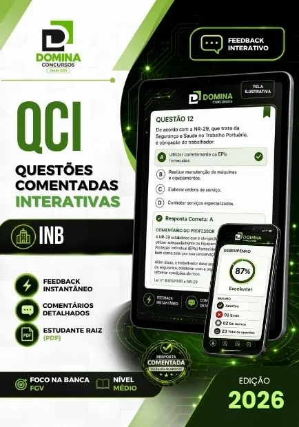 INB – Nível Médio | 500 Questões Comentadas 2026