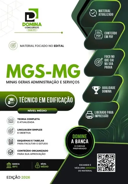 MGS MG Técnico em Edificação | Apostila 2026