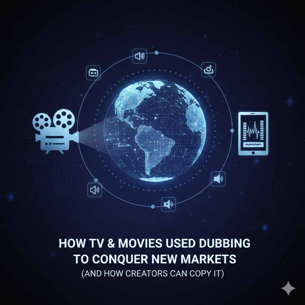 Visual representation of The Dubbing Blueprint: How Localization Unlocks Global Growth for Creators