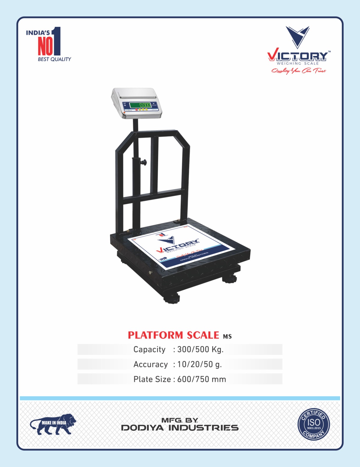 M.S platform scale
