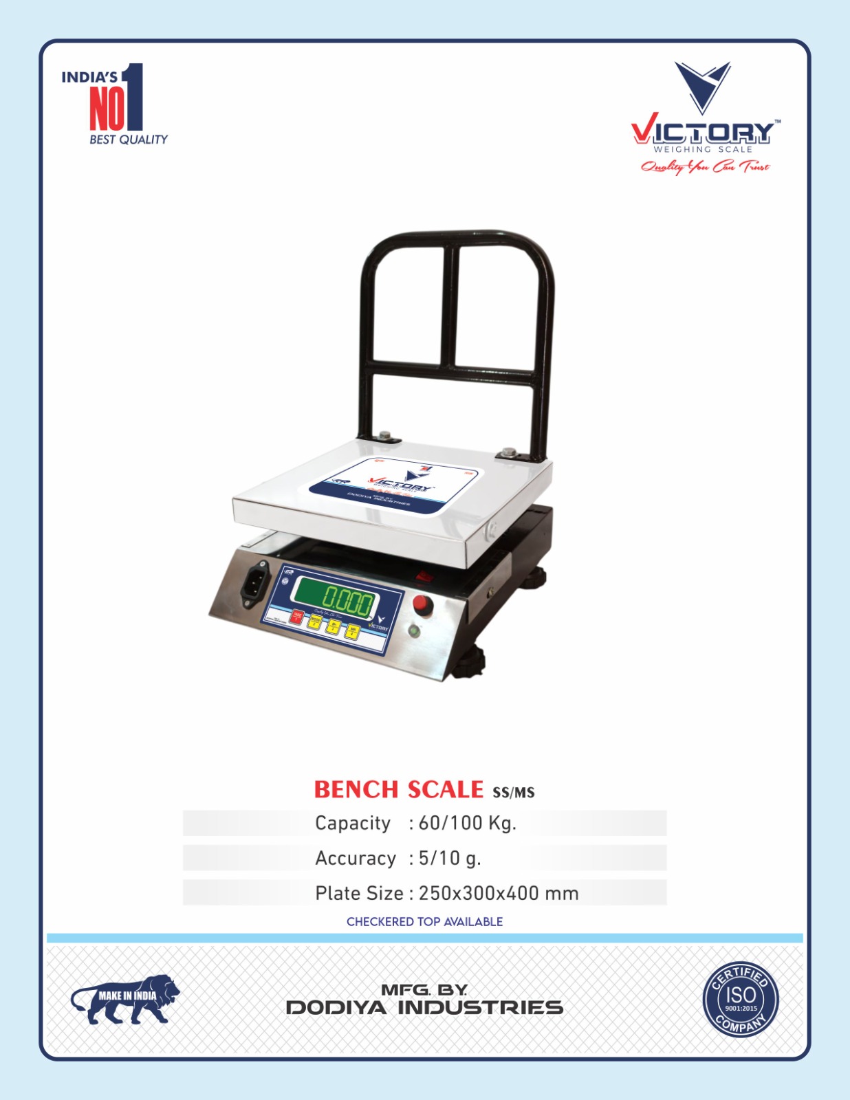 S.S Bench scale