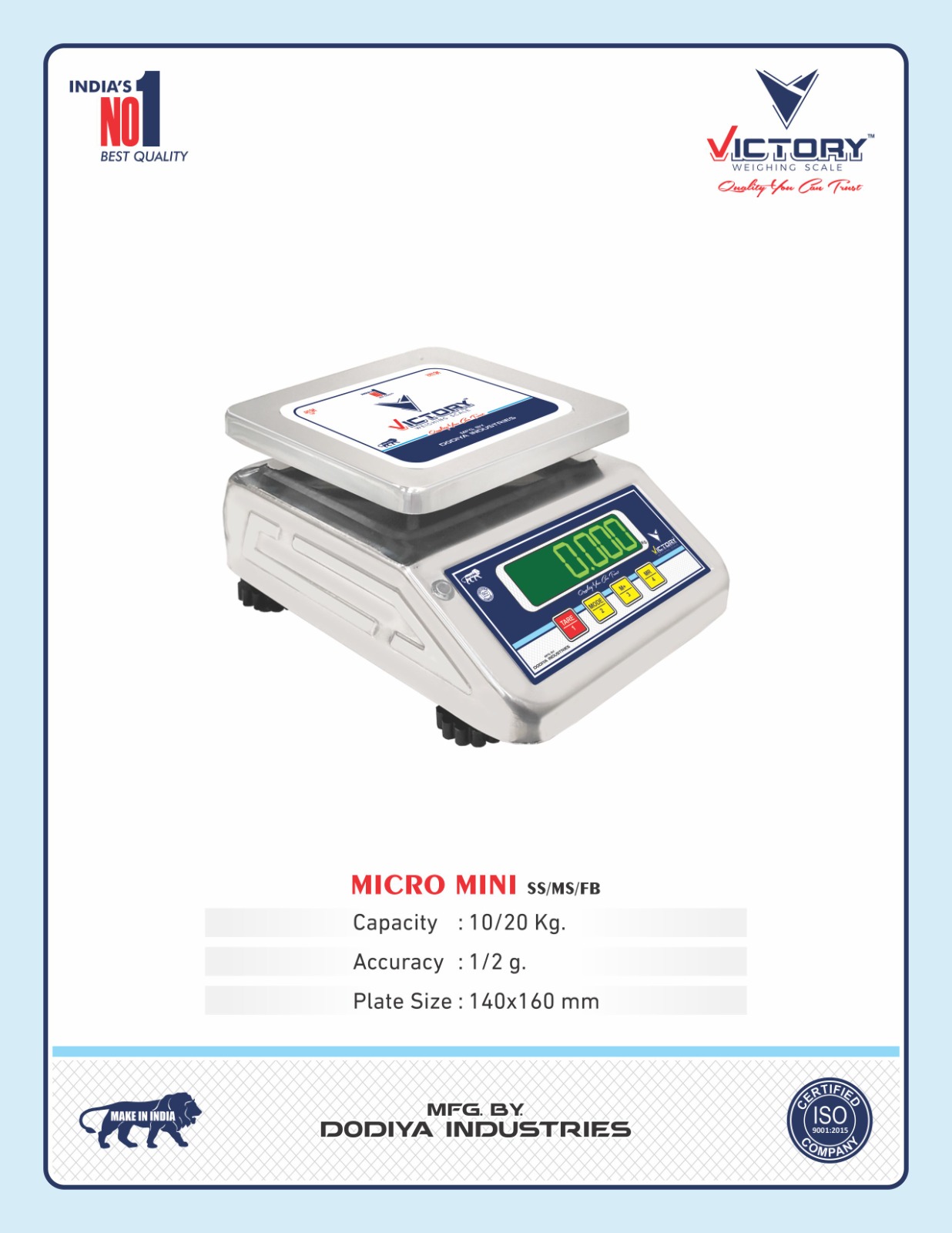 Micro mini scale
