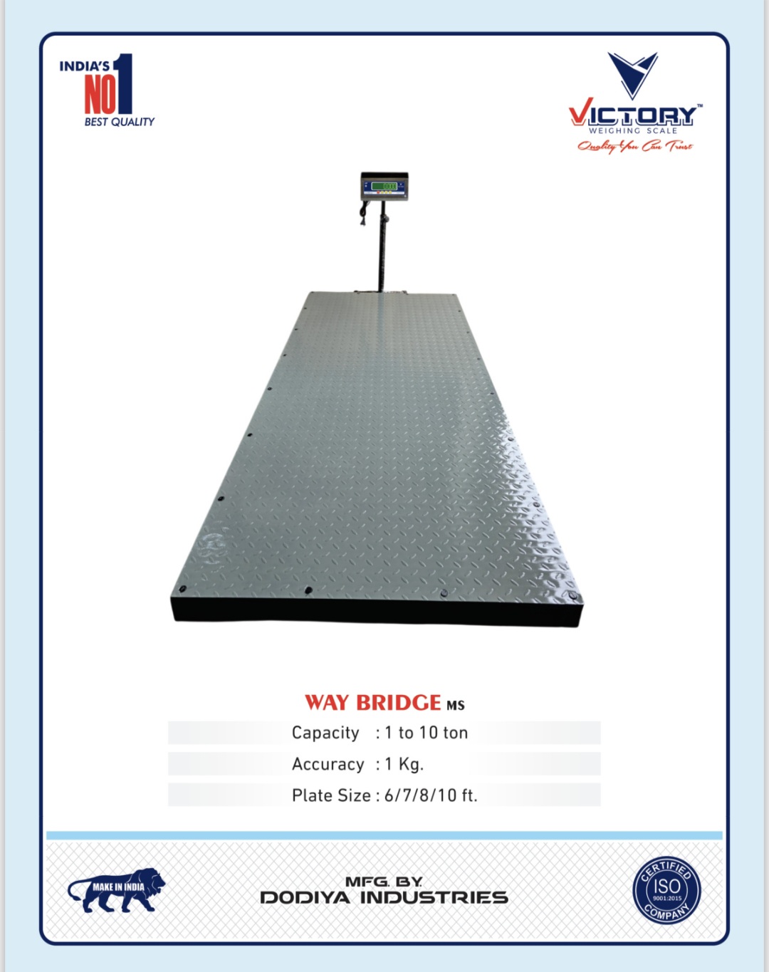Weighbridge scale