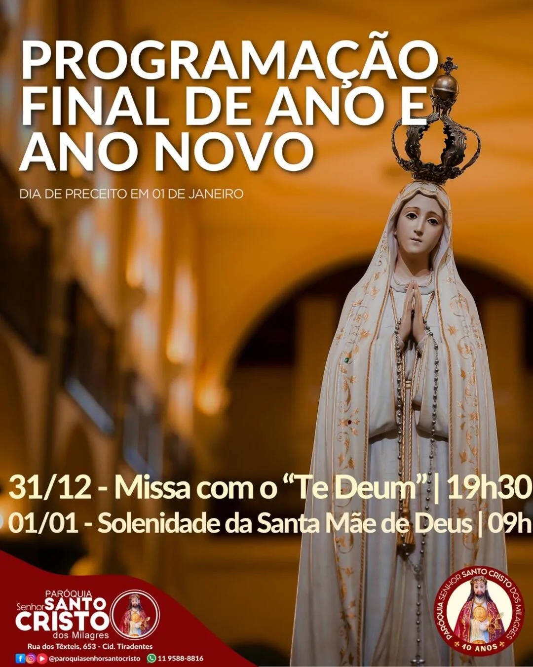 Programação de Final de Ano e Ano Novo