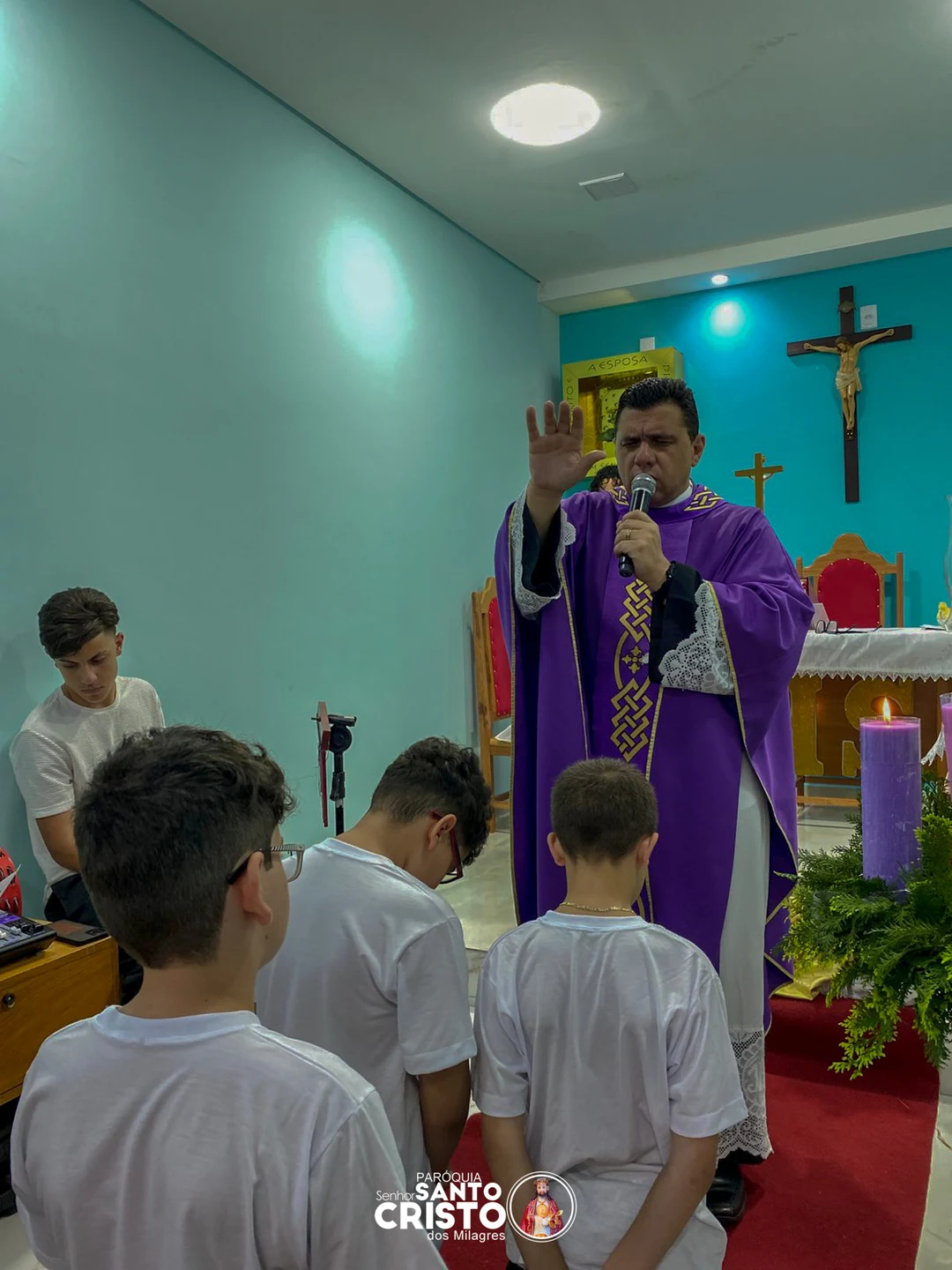 Primeira Eucaristia na Com. Nossa Senhora Aparecida