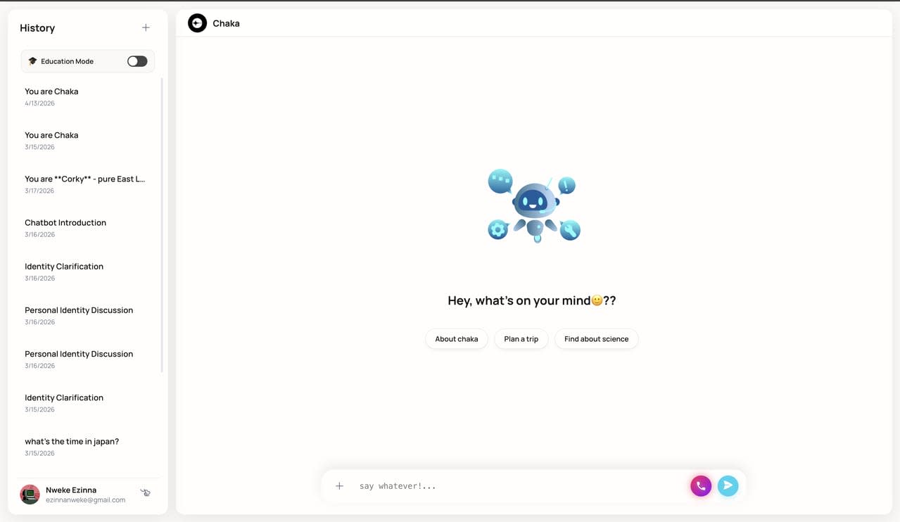 Chaka AI screenshot