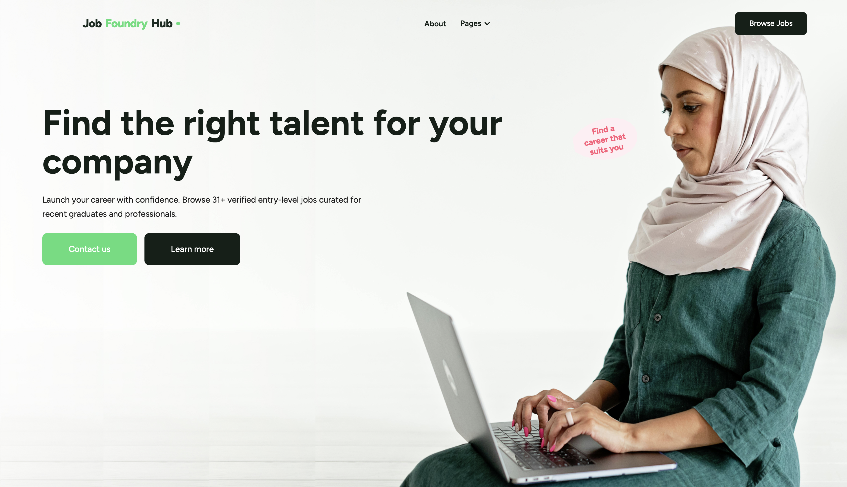 Job Foundry Hub — case study by Jomiez Innovation