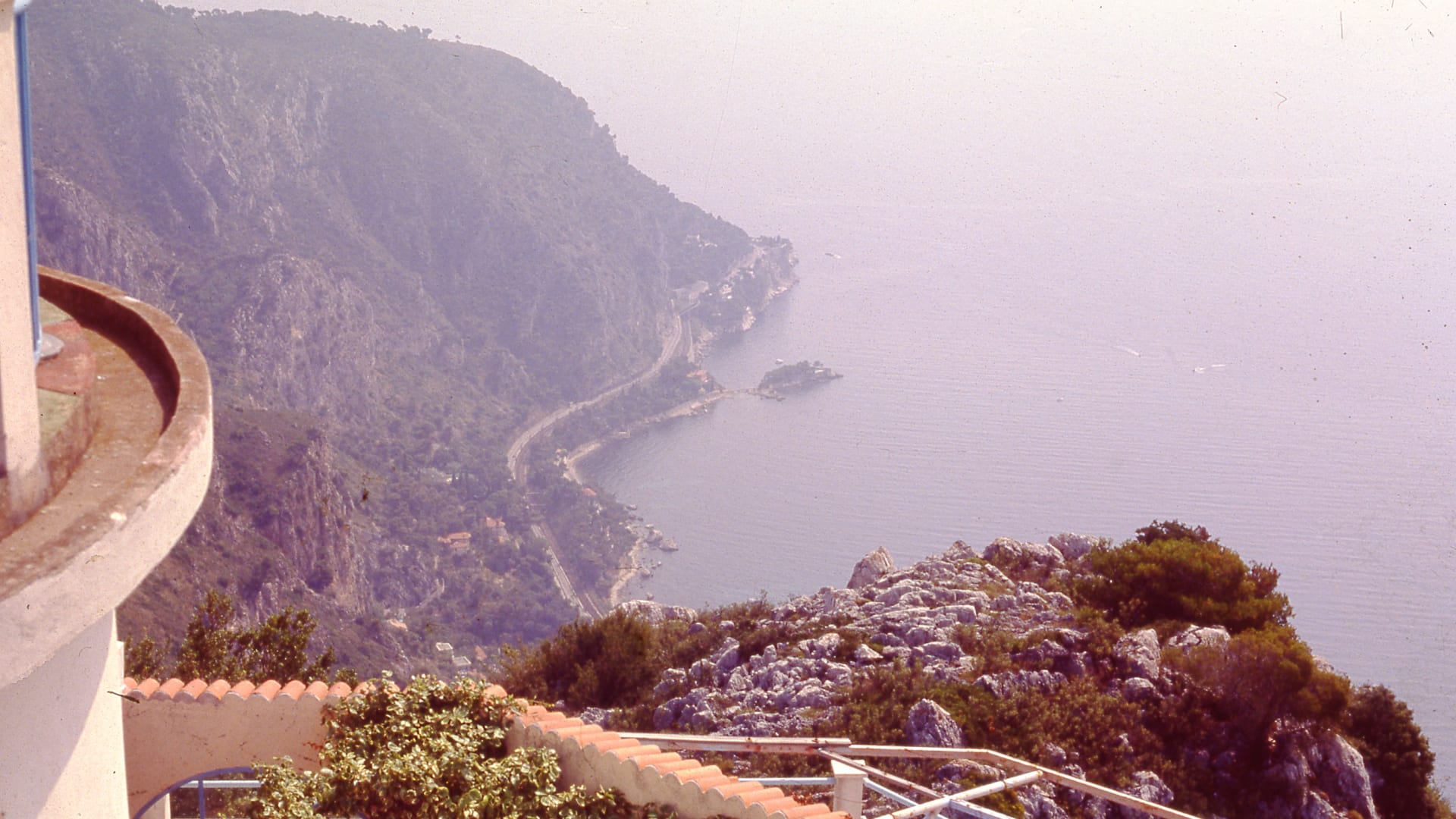 Vintage French Riviera view