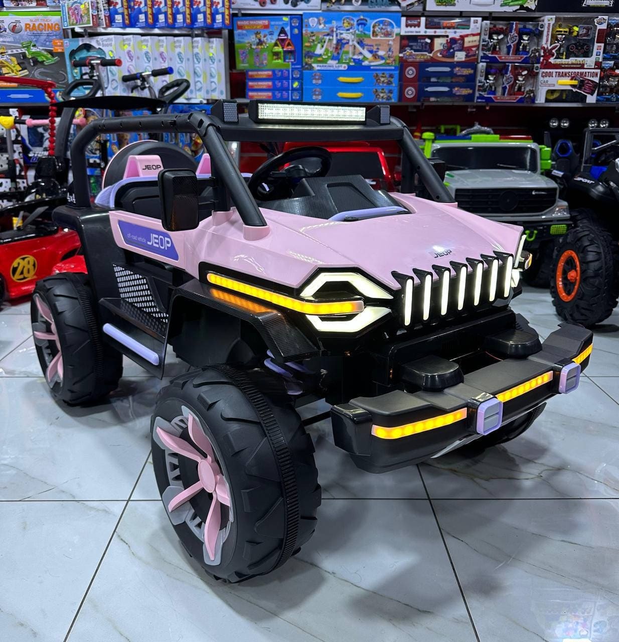 VOITURE BIG JEEP LED ELECTRIQUE