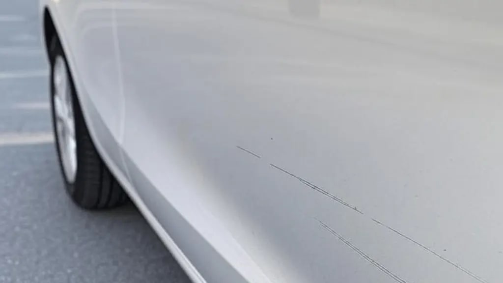 Nieświadome Zarysowanie Samochodu