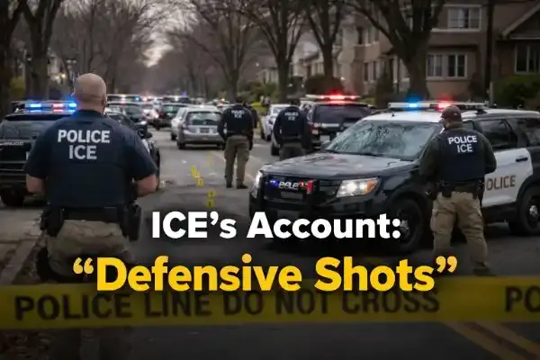 ICE’s Account: “Defensive Shots”