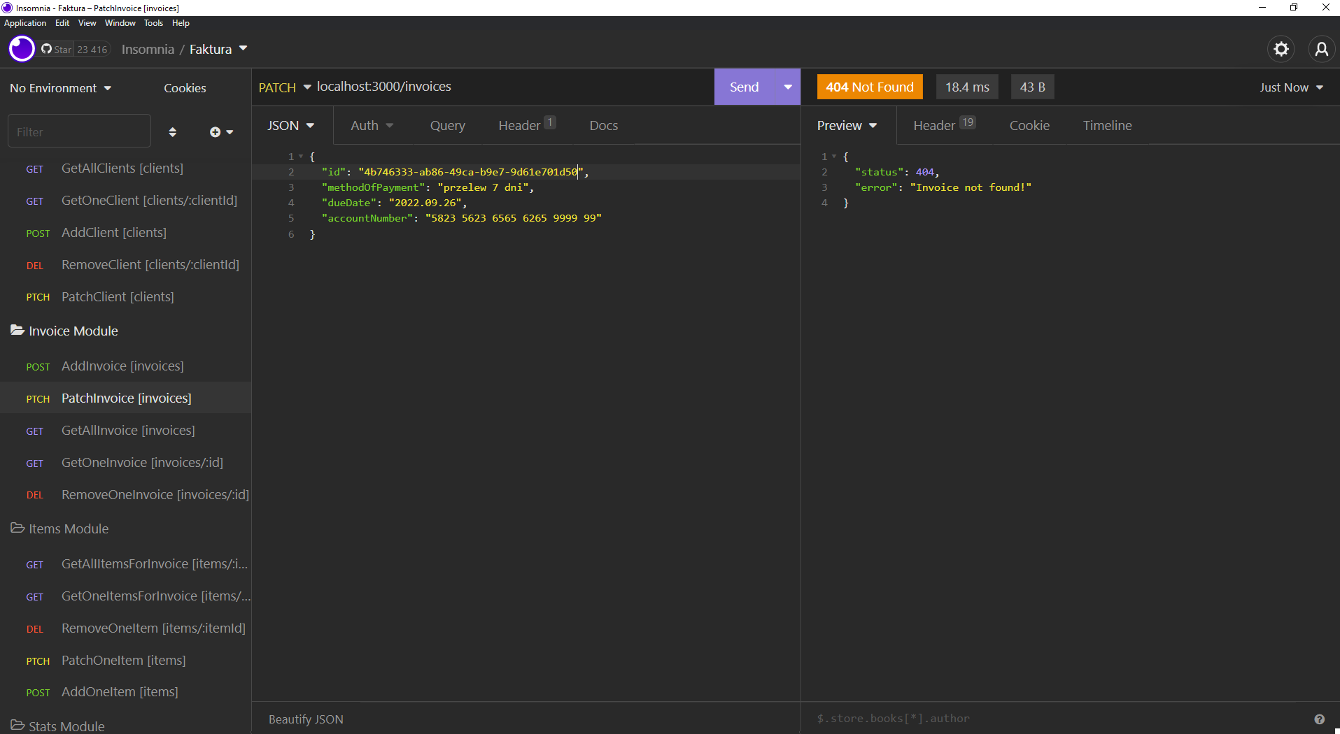 GitHub - LukaszAmbrozewski/InvoiceApp-backend