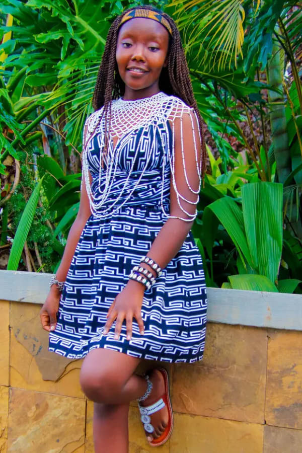 Ankara Fitted Dress