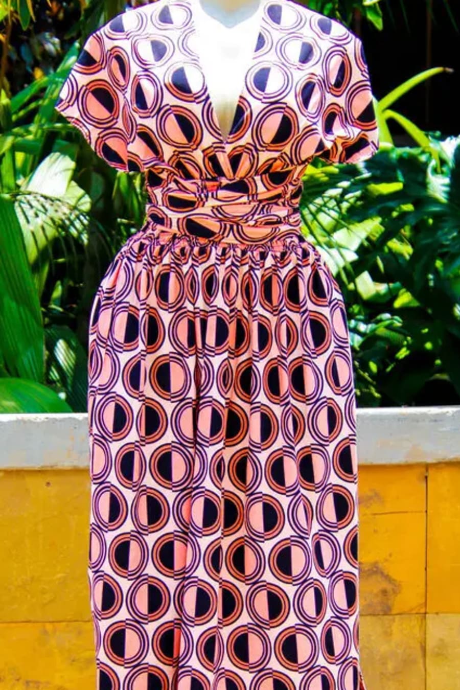 Bold patterned maxi dress, photo 1