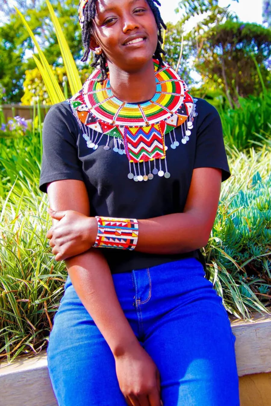 Traditional Maasai beaded adornments, photo 1