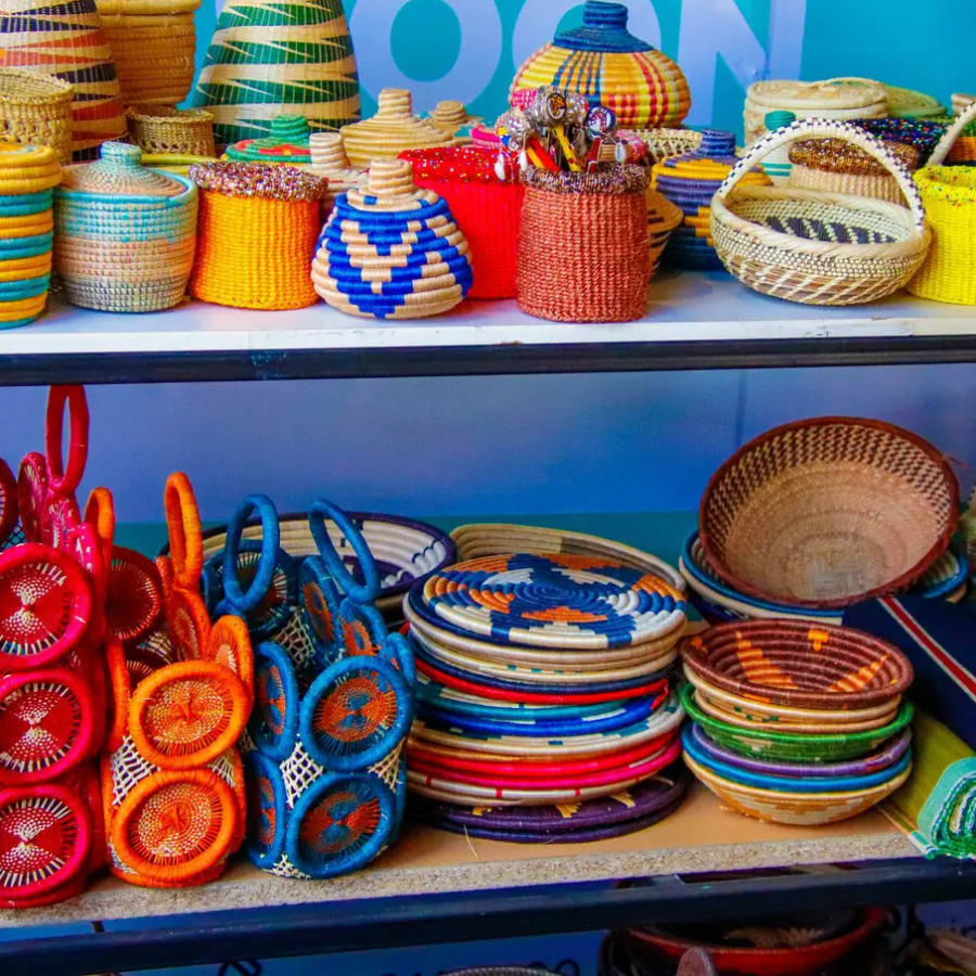 Handcrafted baskets and woven goods, photo 1