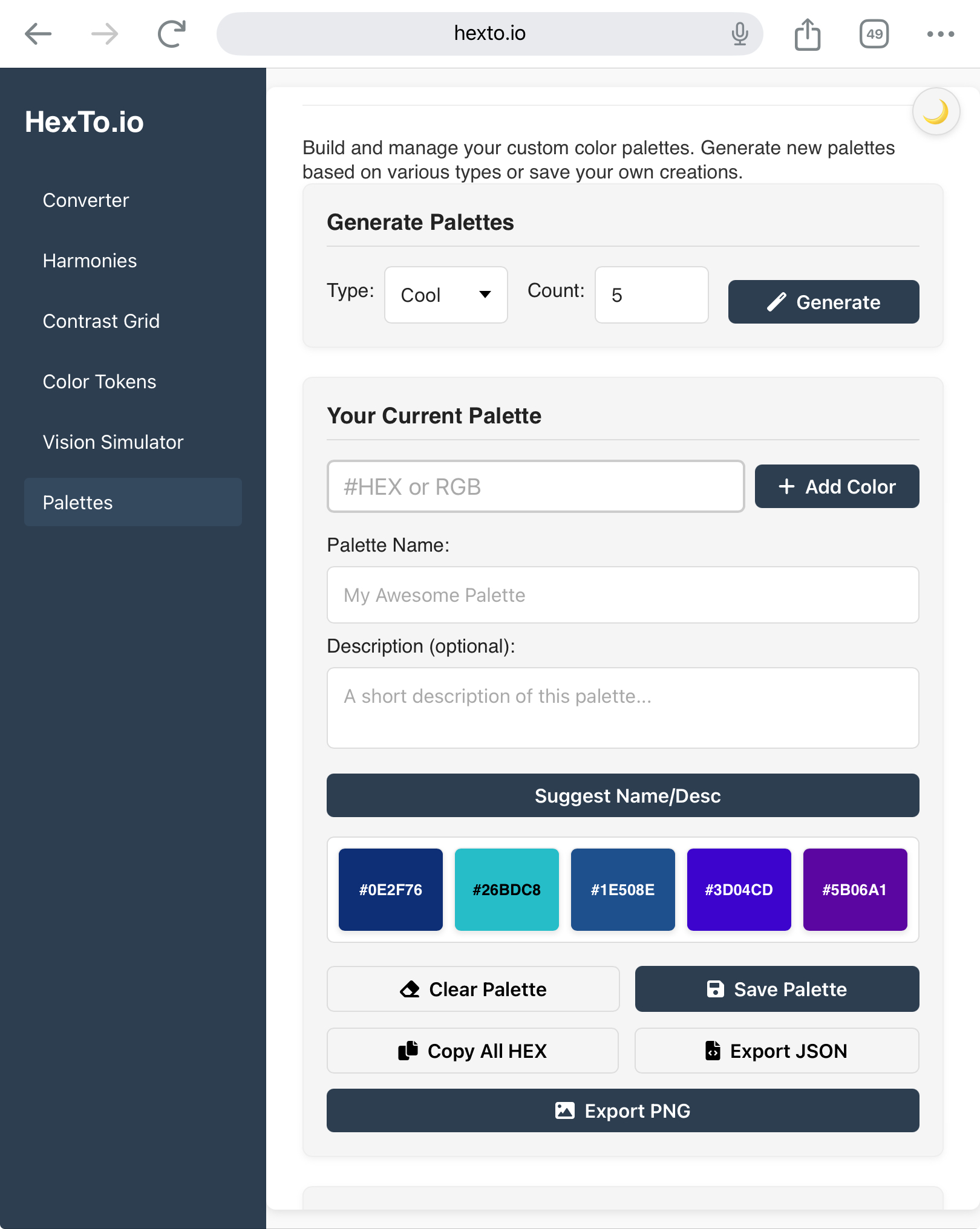 Palette Builder