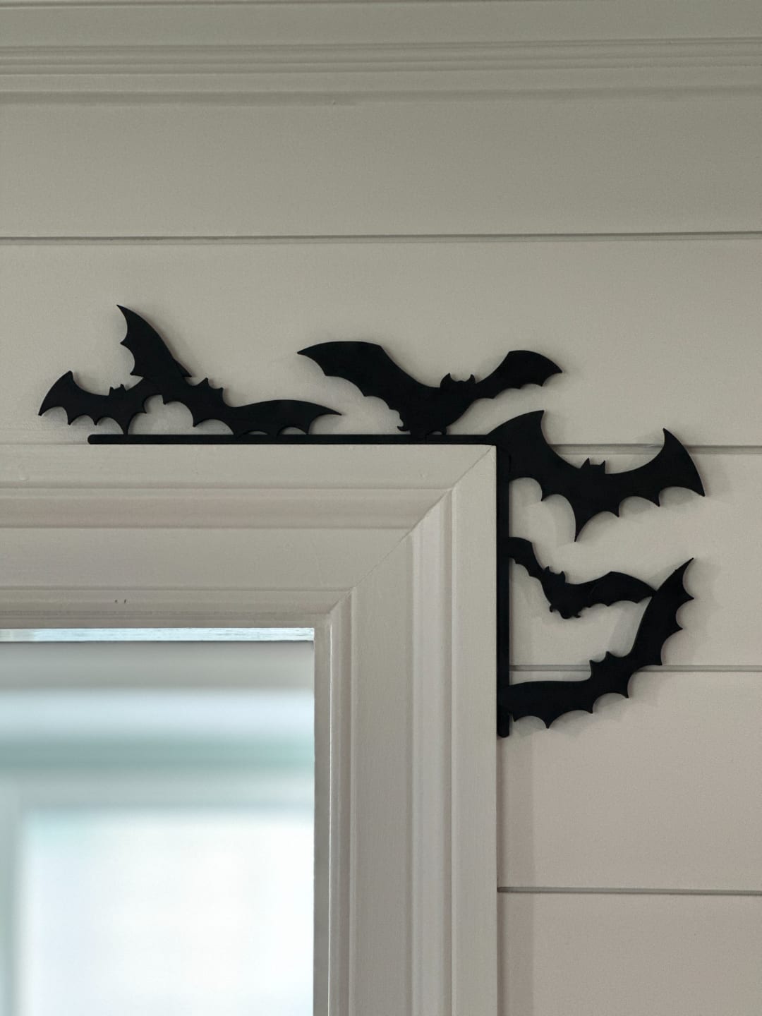 Chauves-souris décoratives pour coin de porte Halloween