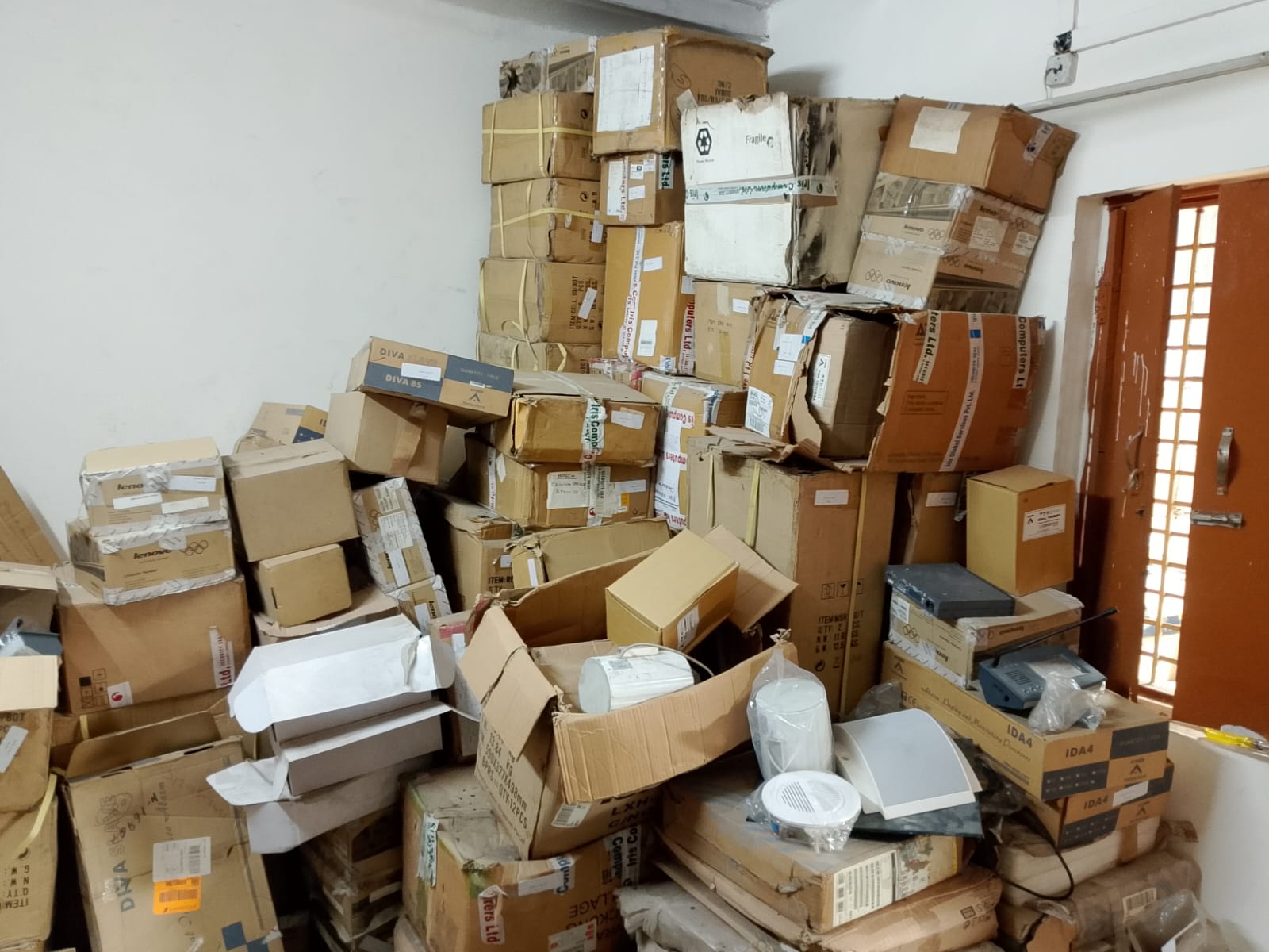 Unsold/ Unused inventory of Public Announcement System and Printer