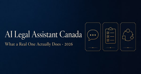 AI legal assistant Canada — a 2026 buyer's guide