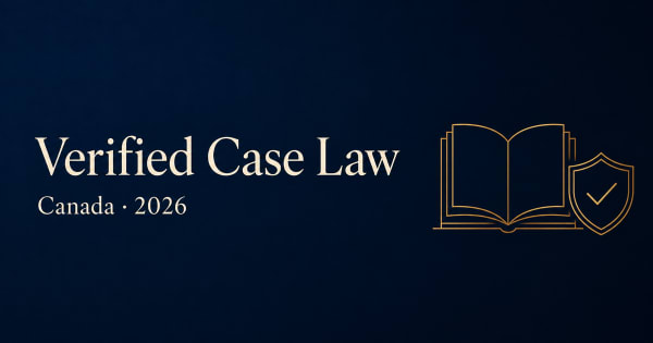 AI legal research software with verified case-law citations for Canadian law firms, 2026 guide
