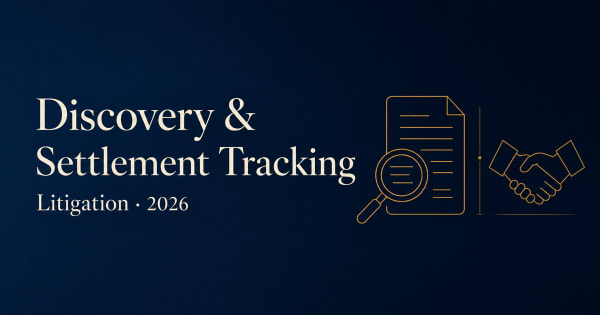 Litigation discovery and settlement tracking software, 2026 guide