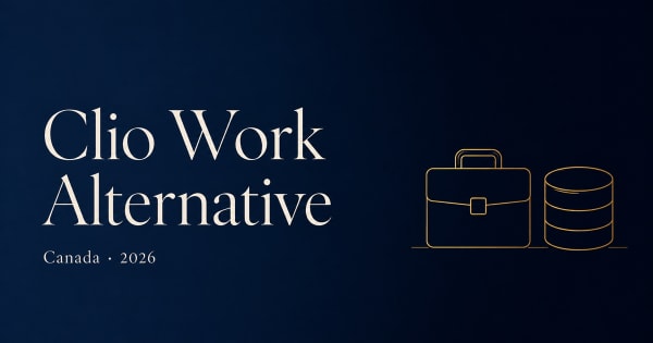 Clio Work AI workspace alternative, Canadian data comparison, 2026 guide