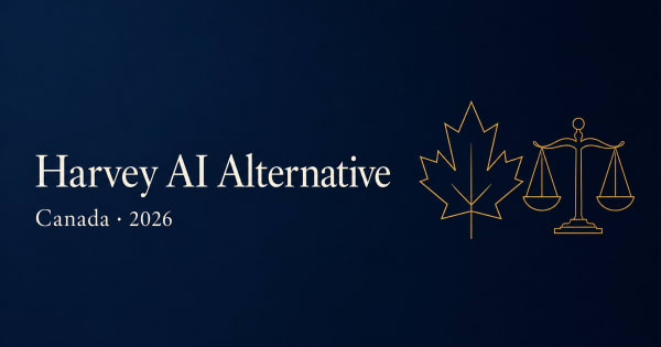 Harvey AI alternative for Canadian law firms, 2026 guide