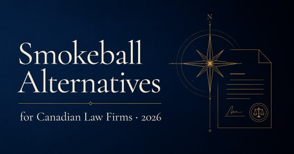 Smokeball alternatives for Canadian law firms 2026 comparison guide