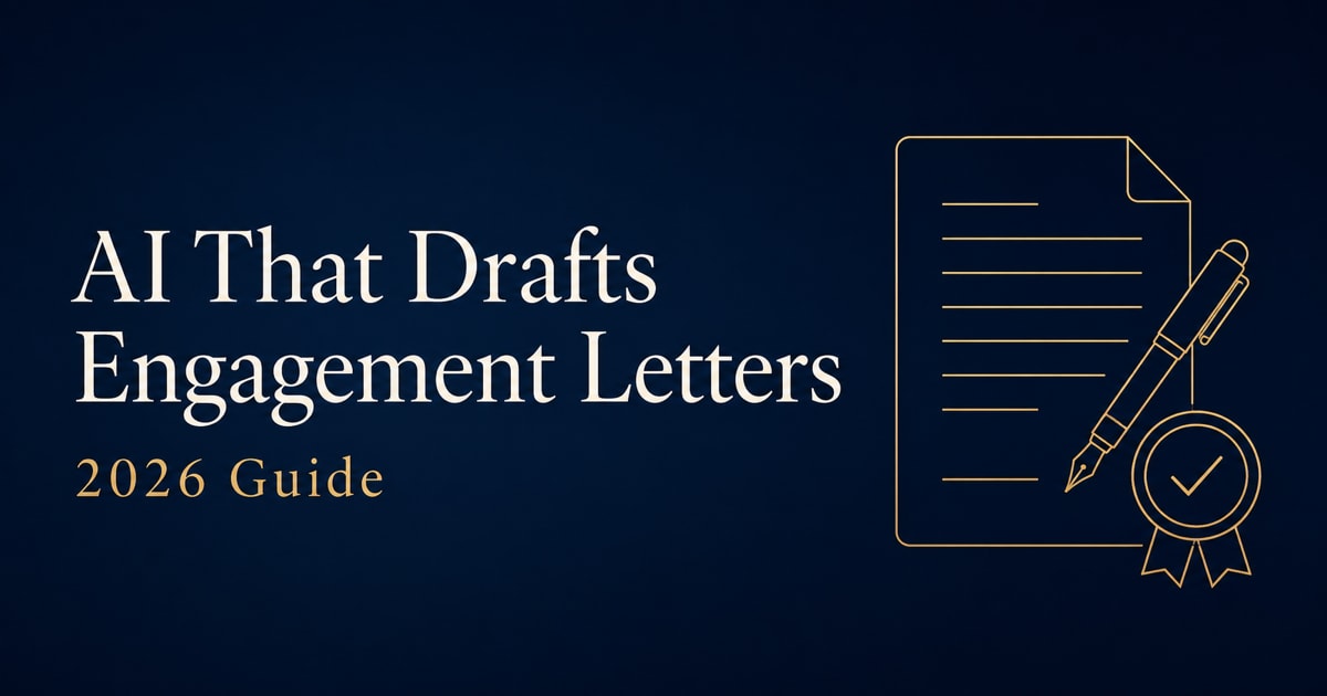 AI that drafts engagement letters — 2026 guide