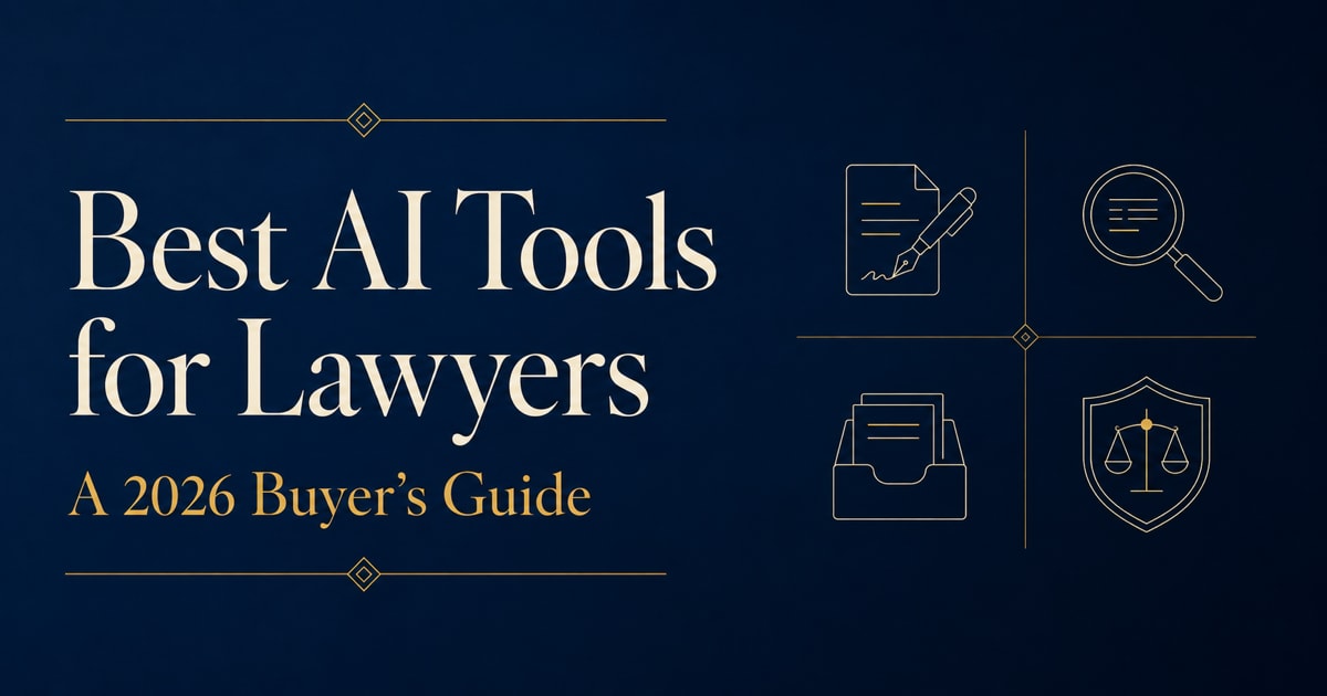 Best AI tools for lawyers in Canada 2026 — job-by-job buyer's guide