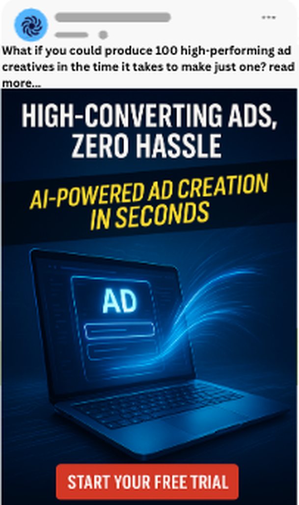Step 2: AI generates ad text