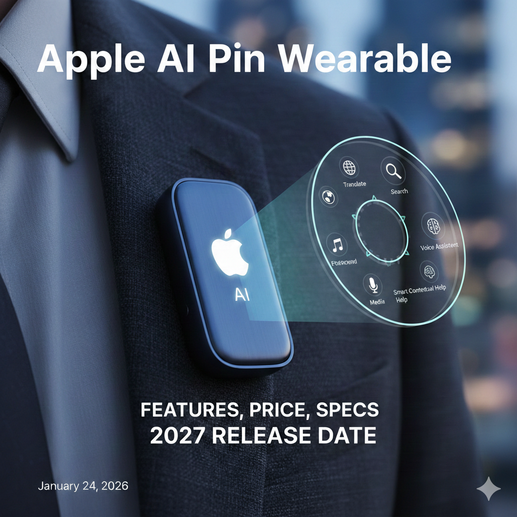 Apple AI Pin Wearable: Features, Price, Specs & 2027 Release Date ...