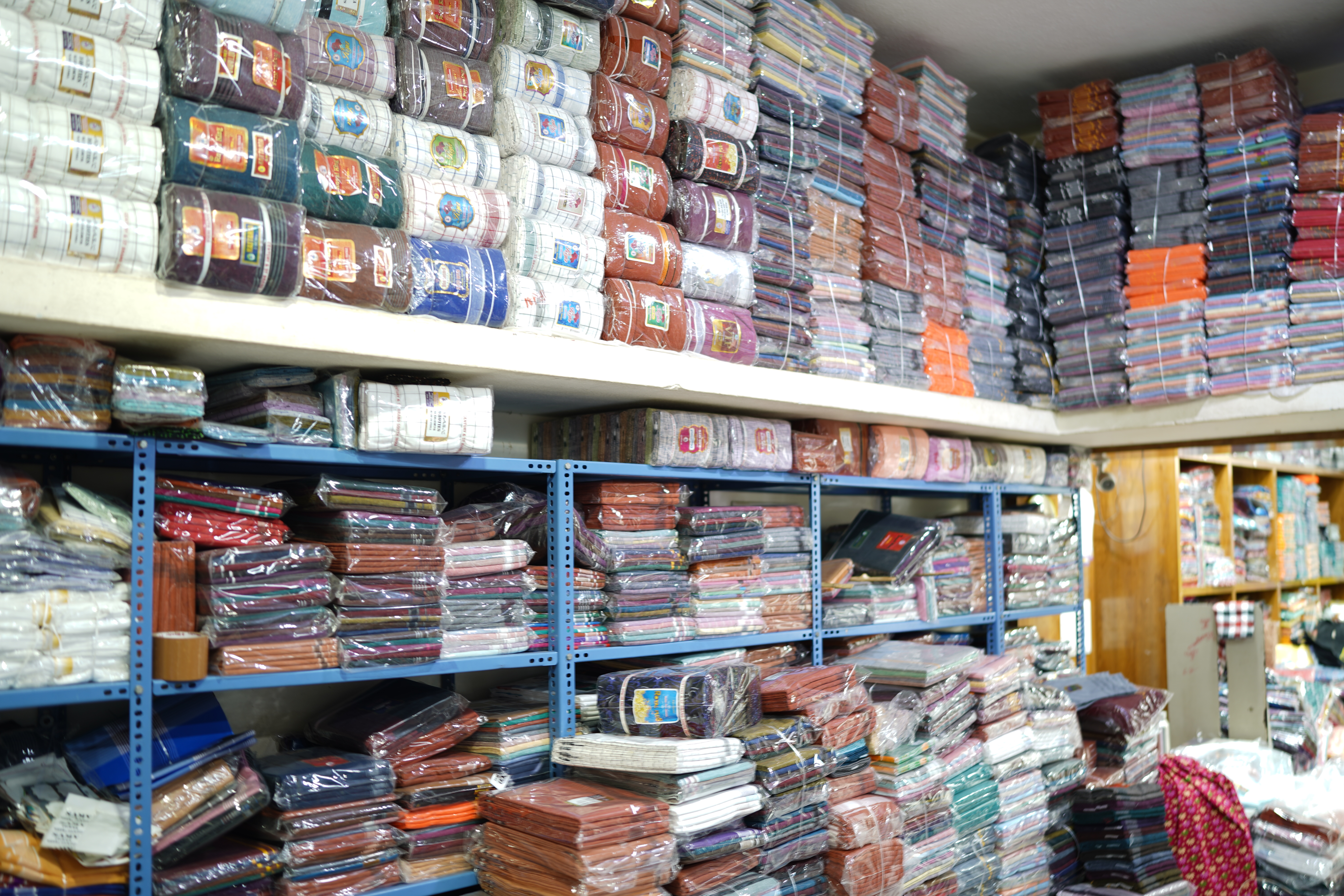 Thangavel Textile office and textile display